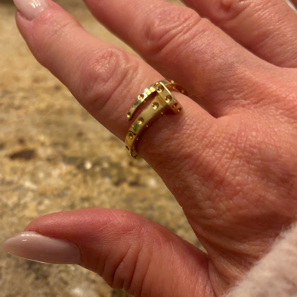 Roberto Coin Gold Ring with Diamond Accents